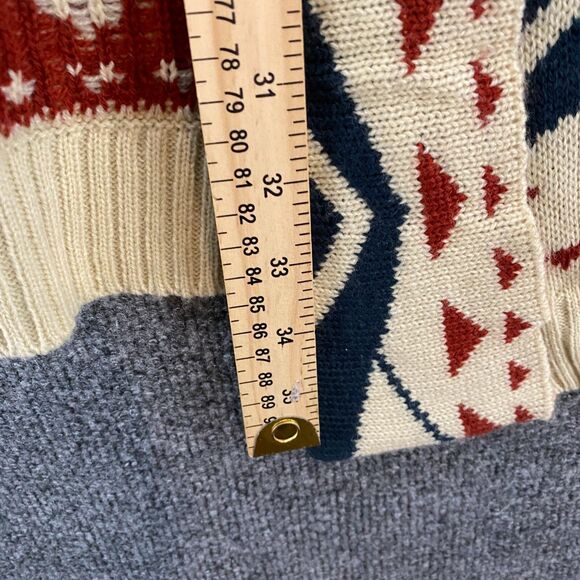Oliver‎ Cardigan Sweater Womens S Knit Open Front Western Farm Aztec Casual Boho - Picture 7 of 7